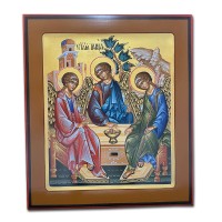Икона Святая Троица рукописная 